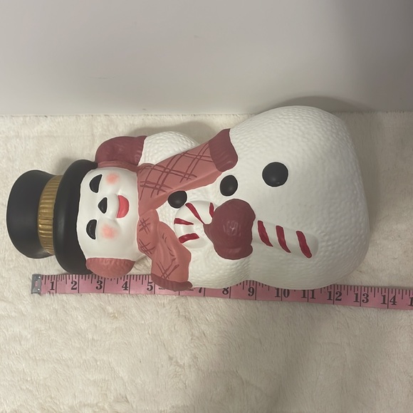 Vintage Hand painted Ceramic Snowman - Picture 9 of 9